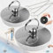 lankai 2 Piezas Tapón De Bañera con Cadena, Tapón De Bañera con Cadena, Acero Inoxidable Tapón De Lavabo con Cadena, Universal Tapón De Lavabo con Cadena, para Lavabo, Baño(Plata)