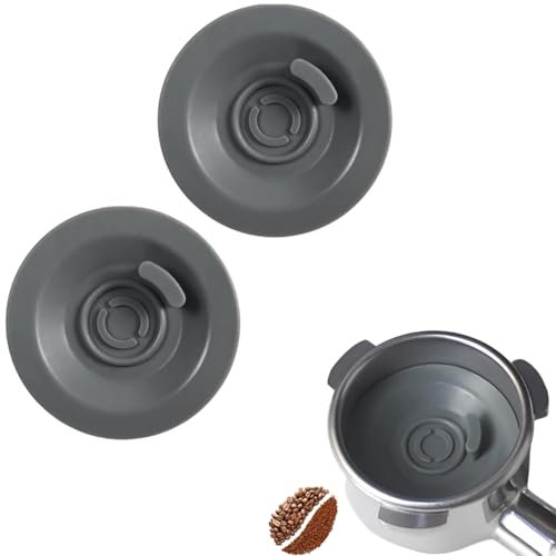 Heyumybit 2 Piezas Disco de Limpieza 54 mm,Almohadillas de Silicona,Disco de Limpieza Universal para la Mayoría de Máquinas de Espresso