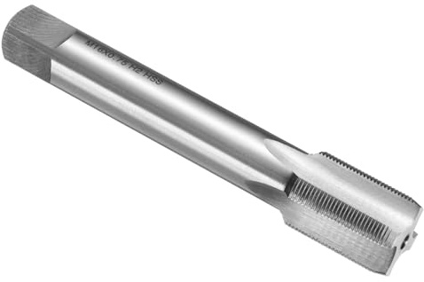 sourcing map HSS6542 Taraud manuel M16 x 0,75 H2 Filetage métrique Taraud Droit Vis Taraud Outil de filetage en acier rapide