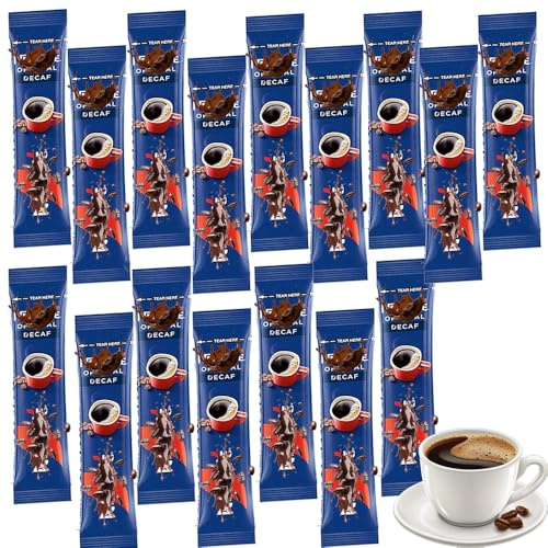 Original Decaf Instant Coffee Sachets 1.8g Sticks - Individual One Cup Insttant Coffee Sachetts (200 x Sticks, Original Decaf Instant Coffee)