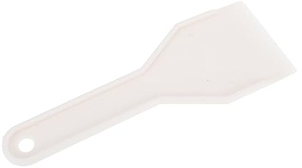 UKCOCO Raschietto per Ghiaccio Congelatore Bianco in Plastica Portatile e Pratico Design Rotondo per Sbrinare Frigorifero e Freezer Facilmente