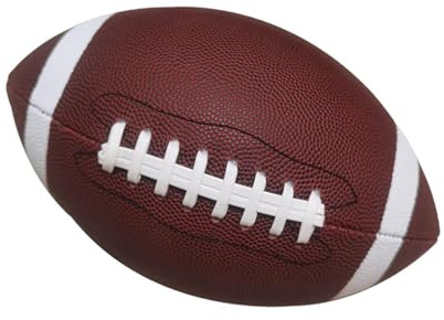 RCGOFOLLOW Pallone da football americano da allenamento ufficiale per gioco all'aperto e al chiuso, taglia 9, 28,5 cm x 16,5 cm , Taglia 9