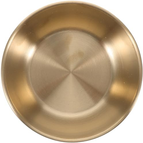 TOYANDONA Cuenco Decorativo de Latón Pentagrama y Fases Lunares Cuenco Ritual Multifuncional para Ofrendas y Quemador de Incienso Soporte para Velas Adecuado para Decoración del Hogar y