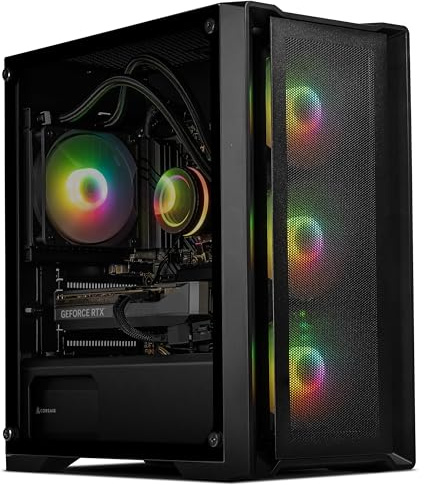 SCAN Gaming PC | Medius RTX 5070 | AMD Ryzen 7500X3D | 16GB DDR5 6000MHz RAM | 1TB NVMe M.2 SSD | WiFi | 650W PSU | Liquid Cooler | AI Ready | Windows 11