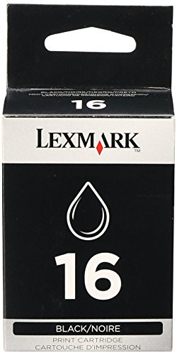 Lexmark Patrone Nr.16 Tinte 335 Seiten Z13/Z23/Z24/Z25/Z33/Z34/Z602/X75/X1150/i3, schwarz, LEX10N0016, Hohe (XL-) Ausbeute