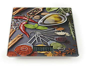 Bilancia da cucina - Digitale - Plastica/Vetro - Multicolore