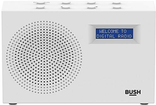 Bush - Radio compatta DAB/FM, colore: Bianco