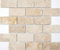 MOS43-1202 - Piastrelle a mosaico, per pavimenti in pietra naturale, colore: beige mattone