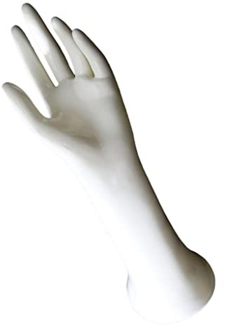 JISADER Weiblicher Schaufensterpuppen-Hand-Ringhalter/multifunktionaler Schmuck-Hand-Display-Halter, Halsketten-Ring-Display-Ständer/für Raumdekoration, Vitrine, Arbeitsplatte