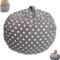 Borsa Portaoggetti Per Giocattoli Peluche, Sacco Stoccaggio Bambini, Pouf Peluche Con Cerniera, Cuscino a Sacco, Fagiolo Ricaricabile, per Organizzare Giocattoli e Vestiti (24 Pollici) (24)