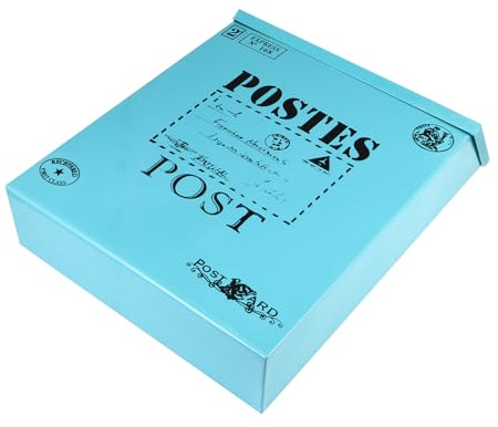 SEWOART Vintage Eisen Briefkasten mit Rostschutz und Klarer Beschriftung Dekorativer Außenbriefkasten mit 2 Haken als Fotobriefkasten und Heimdekoration