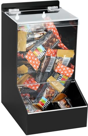 Candy Dispenser Countertop with Lids,Acrylic Laundry Pods Dispenser,Wall Mounted Storage Dispenser for Laundry Room Pantry Office Store