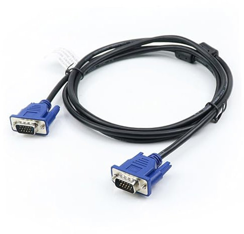 Tangxi Cavo Adattatore DVI per Interfaccia Multimediale HD, Cavo VGA Trasferimento Professionale a Lungo Raggio con Anello Magnetico per Proiettore per Computer (#3)