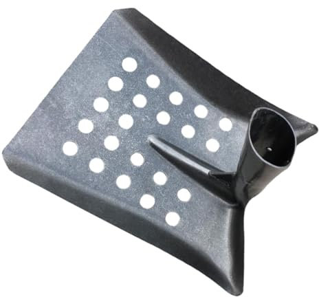 Happyyami Pelle De Nettoyage Plate Multifonctionnelle pour Jardin Et Agriculture Petite Pelle en Métal Robuste Outil Pratique Nettoyage des Volailles Désherbage Extérieur