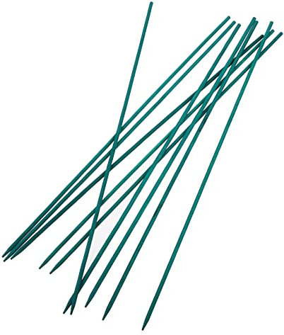CANIGHT 50 Stück Robuste Pflanzenstützstäbe Für Gartenpflanzen Kletterpflanzenstützen Für Blumenarrangements Und Zimmerpflanzen
