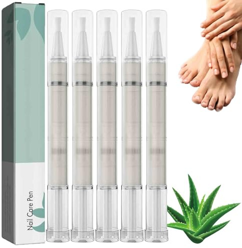 5 Pack Swissclear Antifungal Pen, Nail Fungus Pen, Nail Care Pen, Swissclear Nail Fungal pen, Natural Ingredients Nail Strengthener with Tea Tree Oil, Aloe Vera and Vitamin E (5PCS)