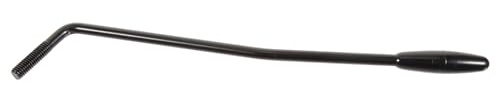 BAZEITFLOW Brazo de Puerte de Trémolo Simple para Guitarra Eléctrica Negro Rosca de 6mm y Punta de Plástico, Accesorio Metálico Compatible para Performance y Vibrato