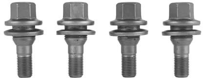 Écrous Roue Compatible Avec Peugeot 308 3008 pour CC SW pour Citroen C5 C4L 4 pièces 17 mm écrous roue voiture boulons goujons roue plats 540567