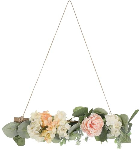 TOPPERFUN Fensterdeko im Nordischen Stil mit Getrocknetem Zweig und Blumendekor Langlebige Wandblumen als Stilvolle Hängedekoration für Wohn und Schlafzimmer Zufälliger Stil