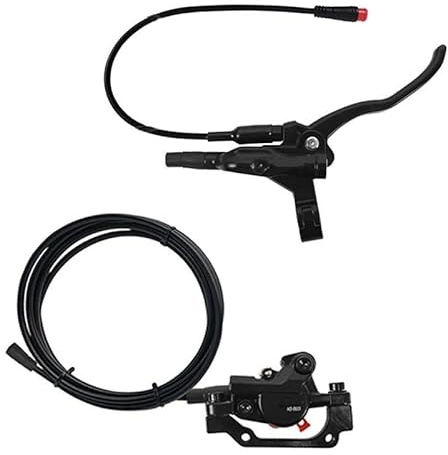 TZOBXDP Fahrrad Trommelbremsensatz Fahrrad Hydraulische Scheibenbremse Set 2 Kolben Öldruck MTB Bremse 1100mm 1800mm Scheibenbremse Für Fahrrad Roller MTB Bremstrommel hinterrad(Rear Brakes)