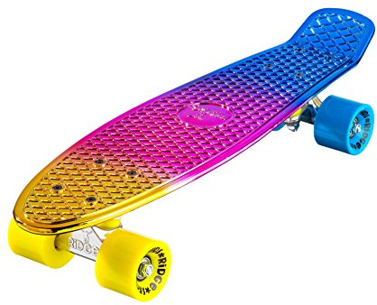 Ridge Skateboards 27 Zoll Cruiser Board Metallic Fades / 59mm Wheels