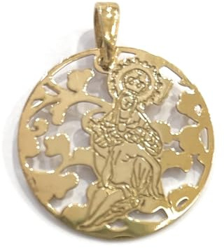 De Bussy Medaglietta Vergine della Carità in Argento Sterling