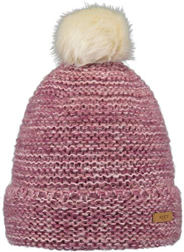 Barts Damen Imre Turnup Baskenmütze, Pink (Maroon 0025), One Size (Herstellergröße: Uni)