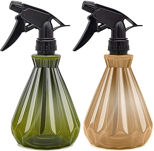 HirrWill Transparente Sprühflaschen und bunte Kunststoff-Sprühflasche, leere Sprühflasche, 500 ml, Mehrzweck-Pflanzensprühflasche, geeignet für Haare, Haustiere, Blumen, Schönheit, Reinigungslösungen