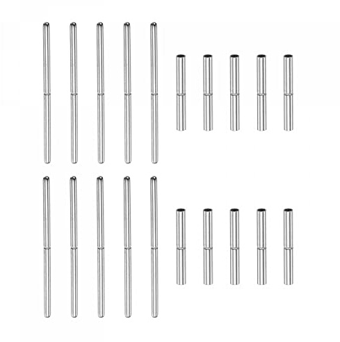 sourcing map Stainless Steel Watch Strap Tubes and Pins Tools