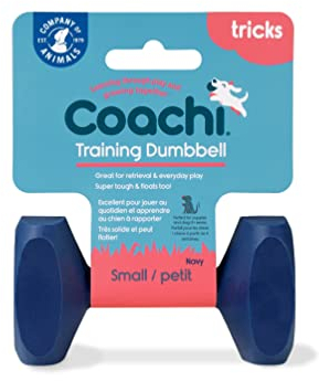 Coachi Training Dumbbell, galleggiante, lancio a lungo raggio, gioco classico per il riporto, addestramento cuccioli e da caccia. Accessorio per cani, super resistente. Per cani di taglia piccola.