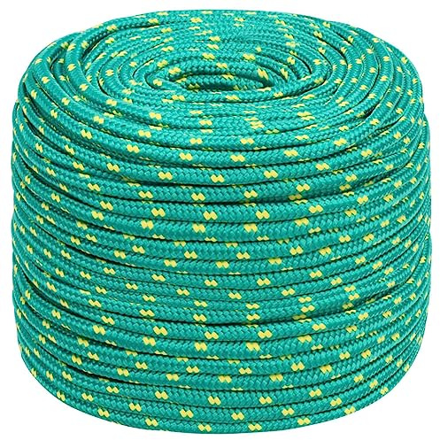 vidaXL Corde de Bateau Vert 8 mm 250 m Polypropylène