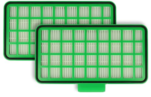 vhbw 2x Staubsaugerfilter kompatibel mit Rowenta Silent Force Extreme Cyclo RO824911/410, RO825201/410 Staubsauger - HEPA Filter Allergiefilter