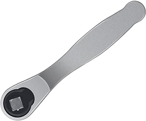 QXSJEDYCH Handwerkzeuge Ringmaulschlüssel Gartenschlüssel Ratsche Ringmaulschlüssel Rollgabelschlüssel, kompakter Mini-Steckschlüssel Schnellspanner Hartstahl 1/4-Zoll-Antrieb Leicht(Color:Normal)