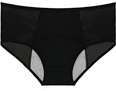 Sunnyuk Perioden Unterwäsche Mädchen Damen Periodenslip Bikini Hose Inkontinenz High Waist Menstruationsunterwäsche Teenager Starke Blutung Slips Bademode Seamless Atmungsaktiv