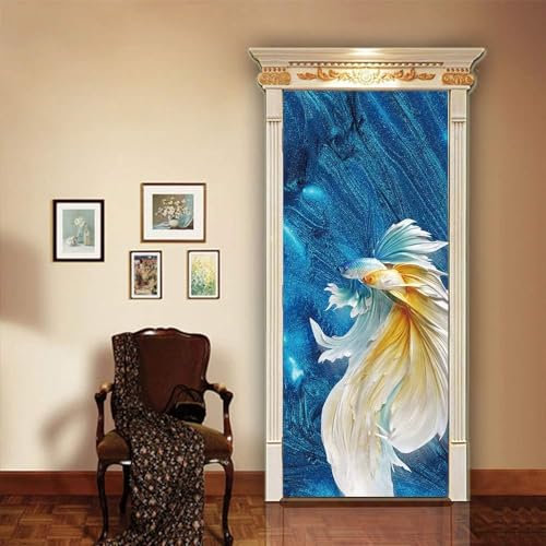 Türaufkleber Türtapete Türbilder Türposter Selbstklebend 3D 77 X 200 Cm Pvc Wasserdicht Abnehmbare Wandbilder Für Schlafzimmer Haus Bad Wc Büro Dekoration - Türwandaufkleber -215029-84251