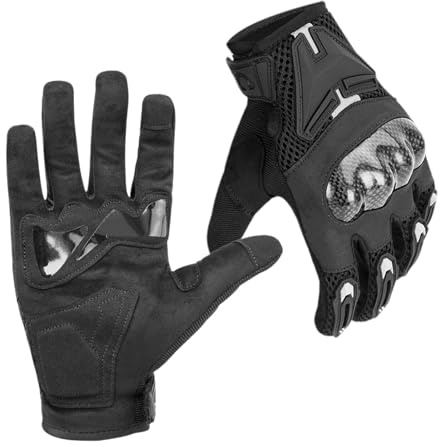 Generico Guanti da moto da uomo, Guanti da moto da uomo | Guanti da equitazione per moto da corsa,Guanti da moto touchscreen per equitazione, corsa su strada, ciclismo, arrampicata, motocross
