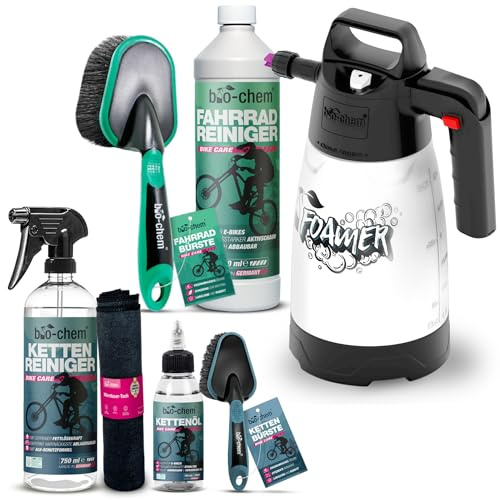 bio-chem cykelrengöringsset premium 7-delar för e-cykel & MTB