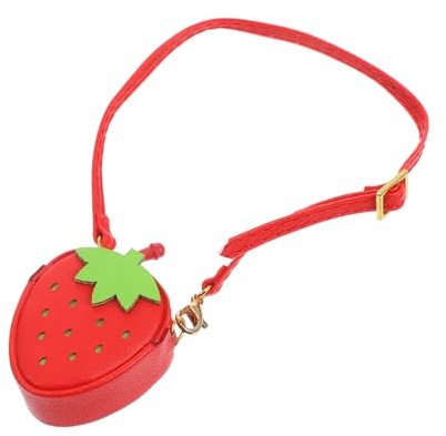 Operitacx Bolso De para Muñecas Bolso De Muñeca De Fresa De Fresa Accesorios De Vestir Fiesta