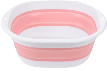 Pool Foot Bath Basin | Bassin de lavage des pieds pliables | Bayon de salle de pied de piscine multifonctionnelle | Baignoire de trempage Fo-ot pour garder votre équipement de camping propre