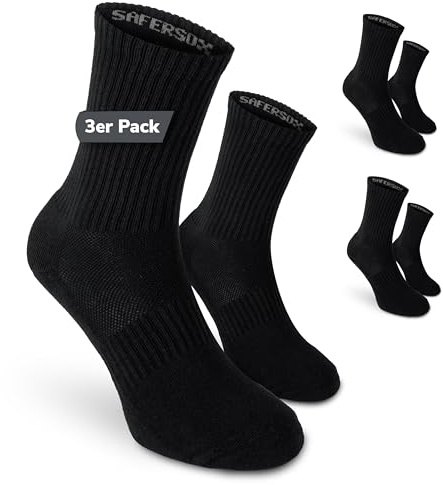 Safersox Chaussettes de sport Chaussettes anti-moustiques pour safari & sports de plein air | Safari Vêtements Chaussettes de sport imprégnées avec protection contre les moustiques : anti-tiques et moustiques pour