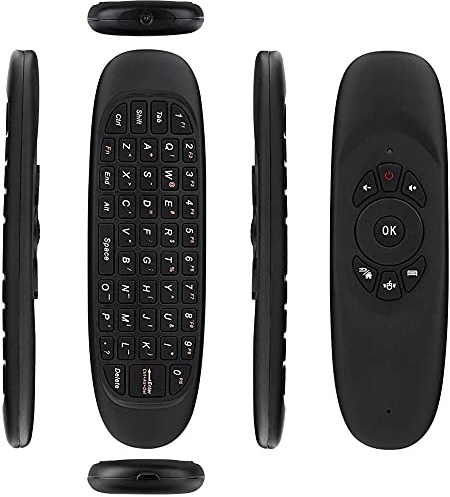 Smart Remote Replacement, BIFANS 2.4G Fly Air Mouse Multifunctional Remote with Keyboard, Mini Wireless Keyboard & Remote Control for Android Box HTPC IPTV PC Pad