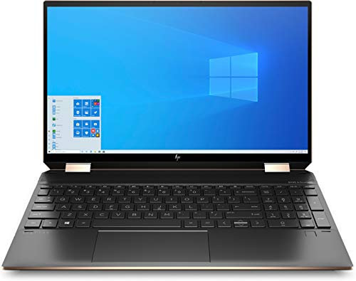 HP Spectre x360 15-eb0024ng Hybrid (2-in-1) Black 39.6 cm (15.6) 3840 x 2160 pixels Touchscreen 10th gen Intel® Core i7 16 GB DDR4-SDRAM 512 GB SSD NVIDIA GeForce GTX 1650 Ti Wi-Fi 6 (802.11ax)