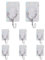 CGBE 8 Stück Wandhaken Selbstklebend 5kg(Max), Haken Selbstklebend Kleiderhaken, Klebehaken Transparent Ohne Bohren, Mehrzweckhaken für Handtuch, Schlüssel, Mantel, Küchenutensilien