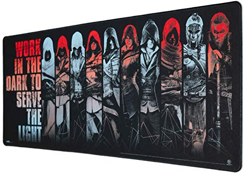 Grupo Erik - Tapis de Souris XXL Assassin's Creed - Tapis de Bureau 80 x 35 cm, Sous Licence Officielle| Sous Main Bureau, Accessoire pour PC, Tapis de Souris Gamer