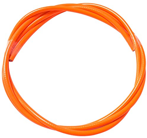 cyclingcolors Guaina cavo bici teflon 5mm filo freno cambio bicicletta mtb corsa strada, Arancione fluo, 3m