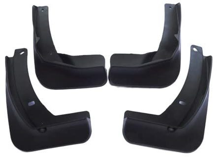 LIUTA Custom SchmutzfäNger Auto Spritzschutz Kompatible für VW Golf 6 2012-2016,KotflüGel SchüTzen Vorne Hinten Schlamm Fender Schutz Gummi Mudguard ZubehöR,Mit Schrauben 4 StüCk