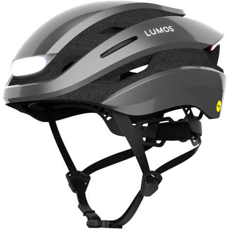 Lumos Ultra Bike Helmet | 360˚ Visibility TÜV Verified | Front & Rear LED Lights with Turn Signals | Commuter Bike Helmet for Adults Men Women