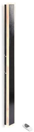 Esotec Solar Wandleuchte Außenwandleuchte SmartLight 100 Metall 102653 | Abm: 950×95×42mm, Metall, Fernbedienung, 3000/4000/6500K, Timer 3/5/8 Std, Akku wechselbar, Monokristallin 21Wp, 400lm, IP65