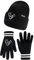 Ultra Game NFL Wintermütze für Erwachsene, superweich, meliert, Strickmütze mit extra warmen Touchscreen-Handschuhen