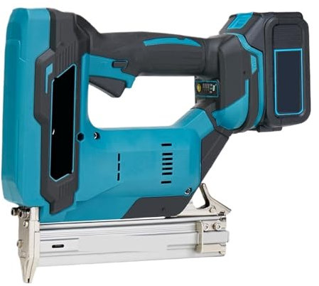 Pistola de Clavos, Pistola De Clavos Eléctrica F30, Inalámbrica Y Sin Escobillas, Grapadora Clavadora For Carpintería, Batería De Litio + 1 Juego De Clavos For Batería De 18V(No Battery)